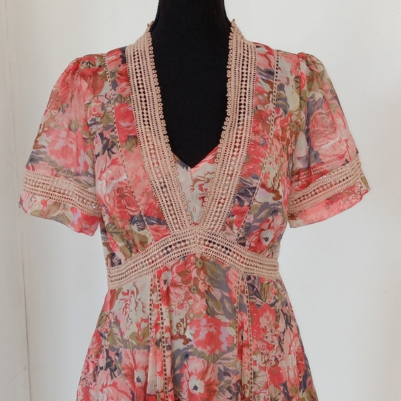 Anthropologie Ranna Gill flower bouquet dress - Picture 9 of 13